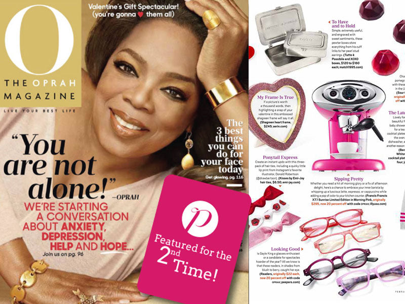 Peepers Featured In Oprah Magazine For Oprah Favorite Things 2019