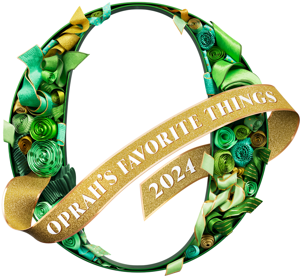Oprah's favorite things green and gold logo