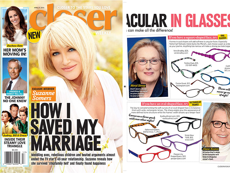 Peepers featured in Closer Magazine September 2019 Issue