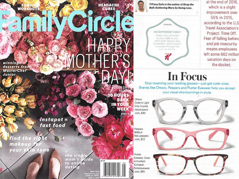 Peepers Featured In Family Circle Magazine
