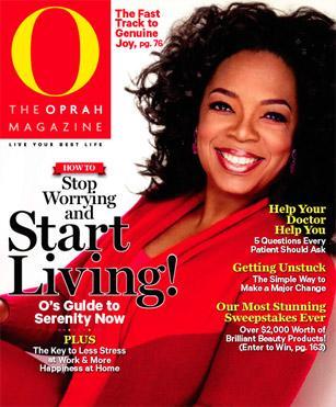 Oprah Features In Oprah Magazine 2013 Issue