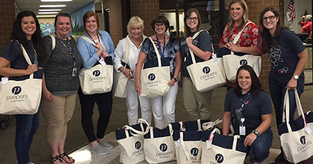 Peepers For Teachers: August 2018 Tote Donation