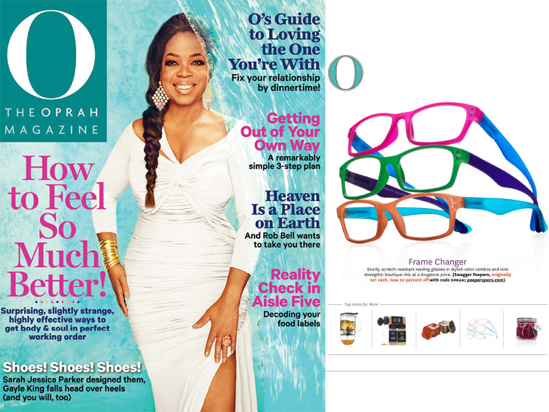 Peepers Featured In Oprah Magazine