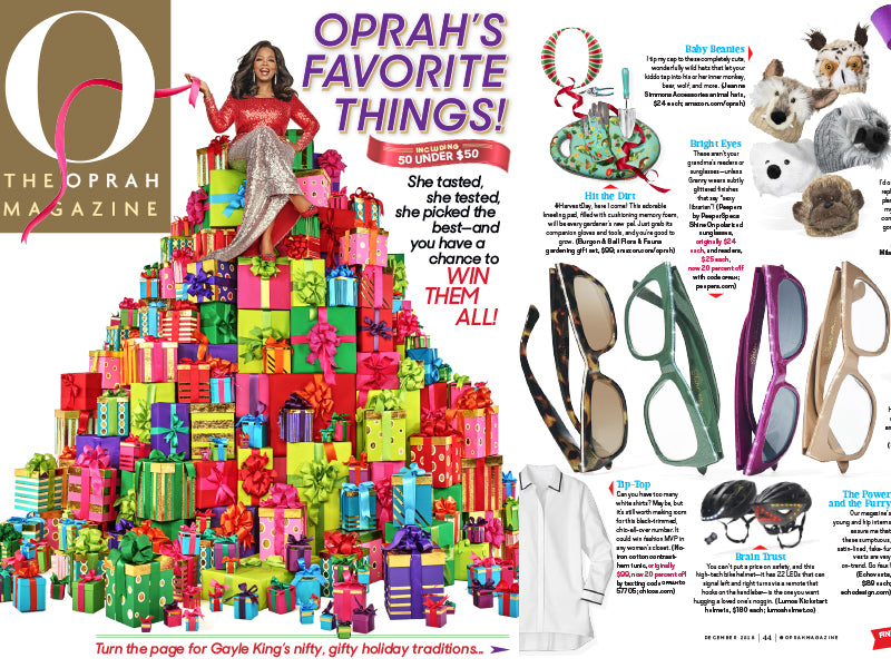 Peepers Featured As Oprah's Favorite Things In Oprah Magazine