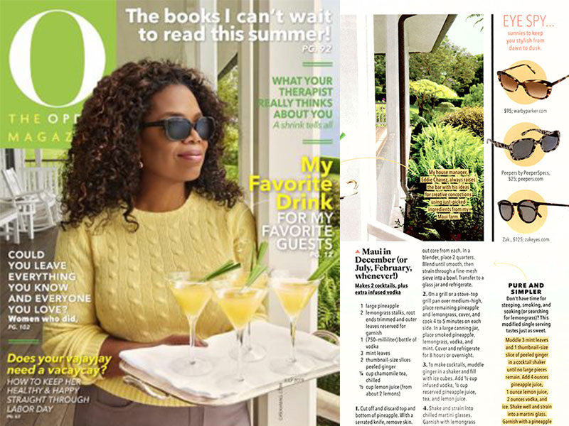 Peepers Snippet in Oprah Magazine 2019 