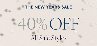 40% off sale on new year's items with a textured background