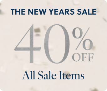 40% off sale on new year's items with a textured background