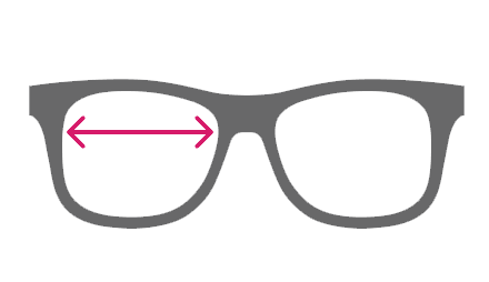 Diagram of frame for Eye Size