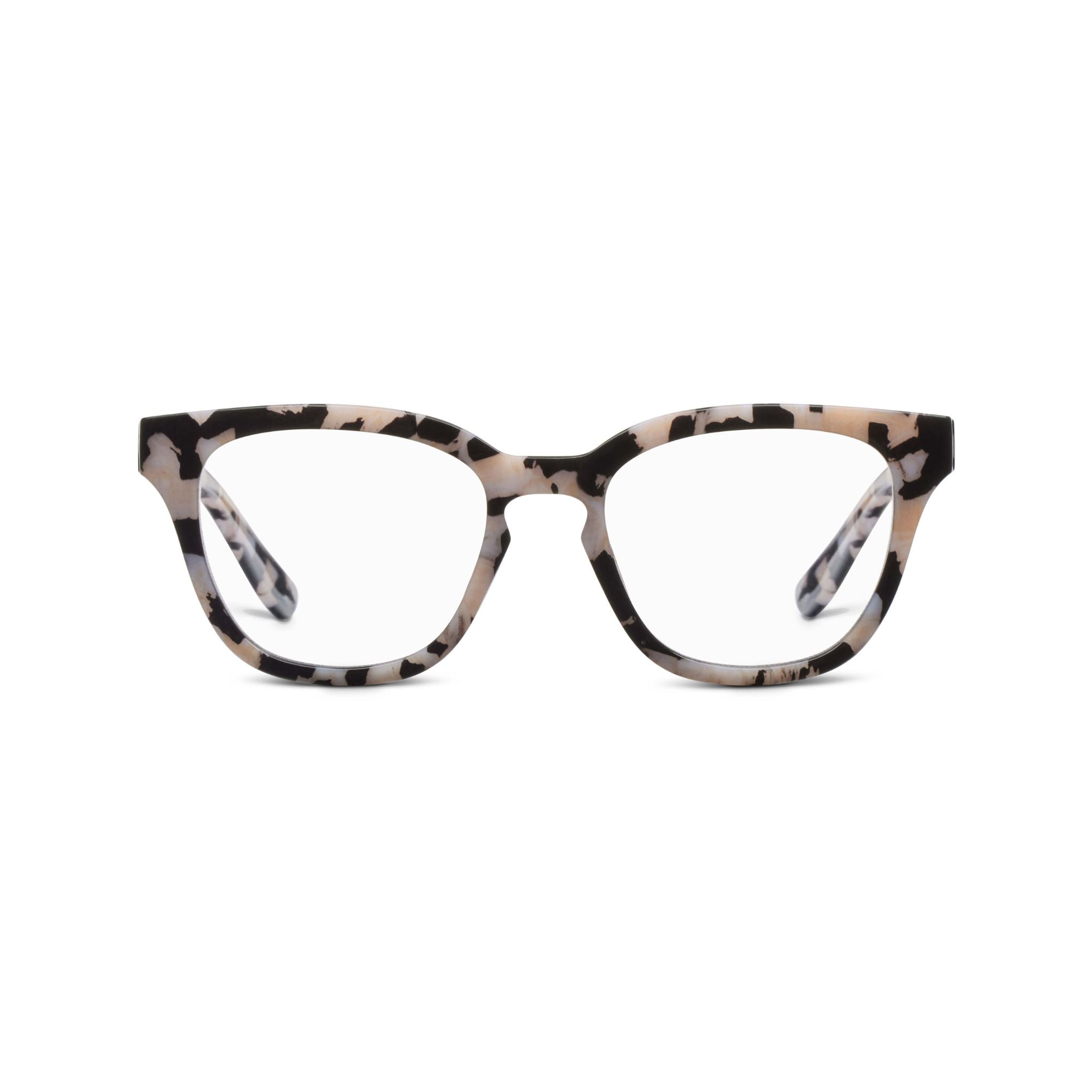 Betsy (Blue Light) - Black Marble / Reading / 2.75 - Peepers by PeeperSpecs