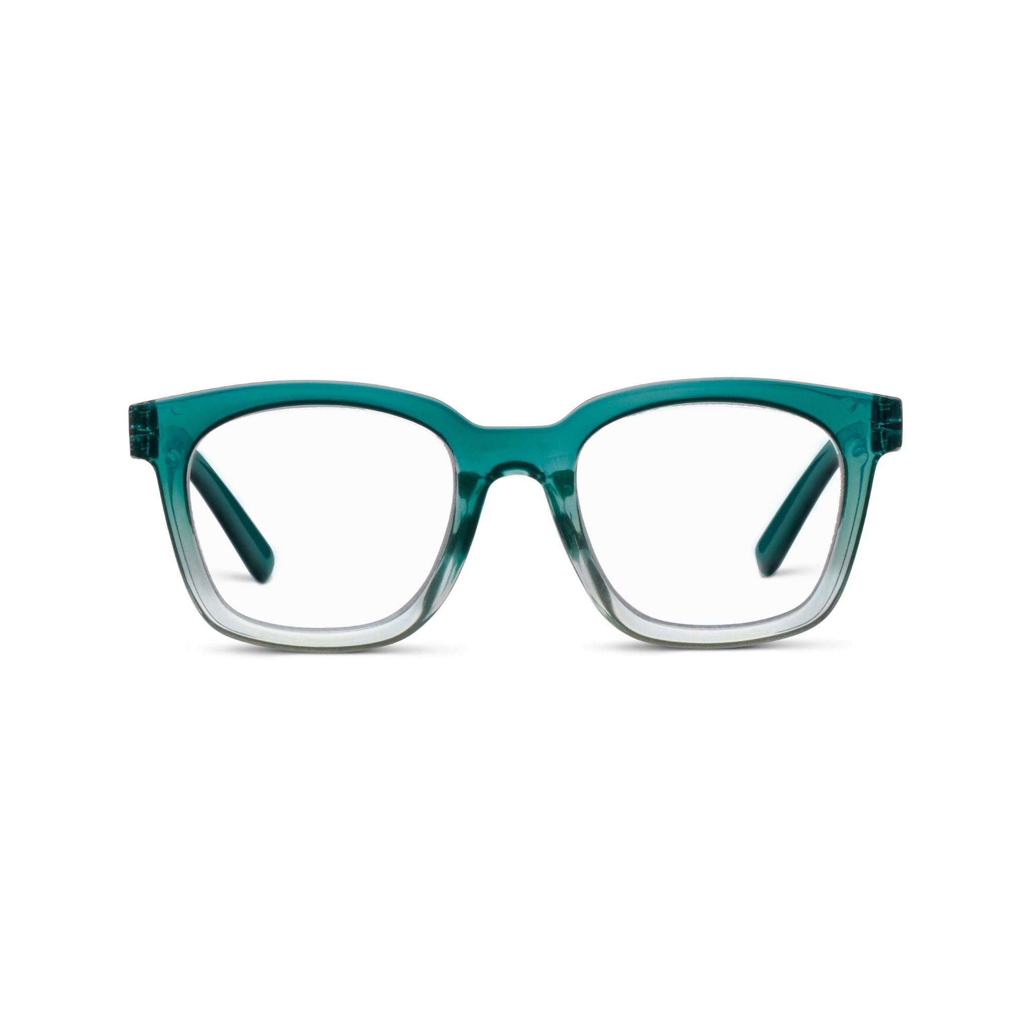 Peepers - Bee (Blue Light): Teal/Floral / Reading / 2.75